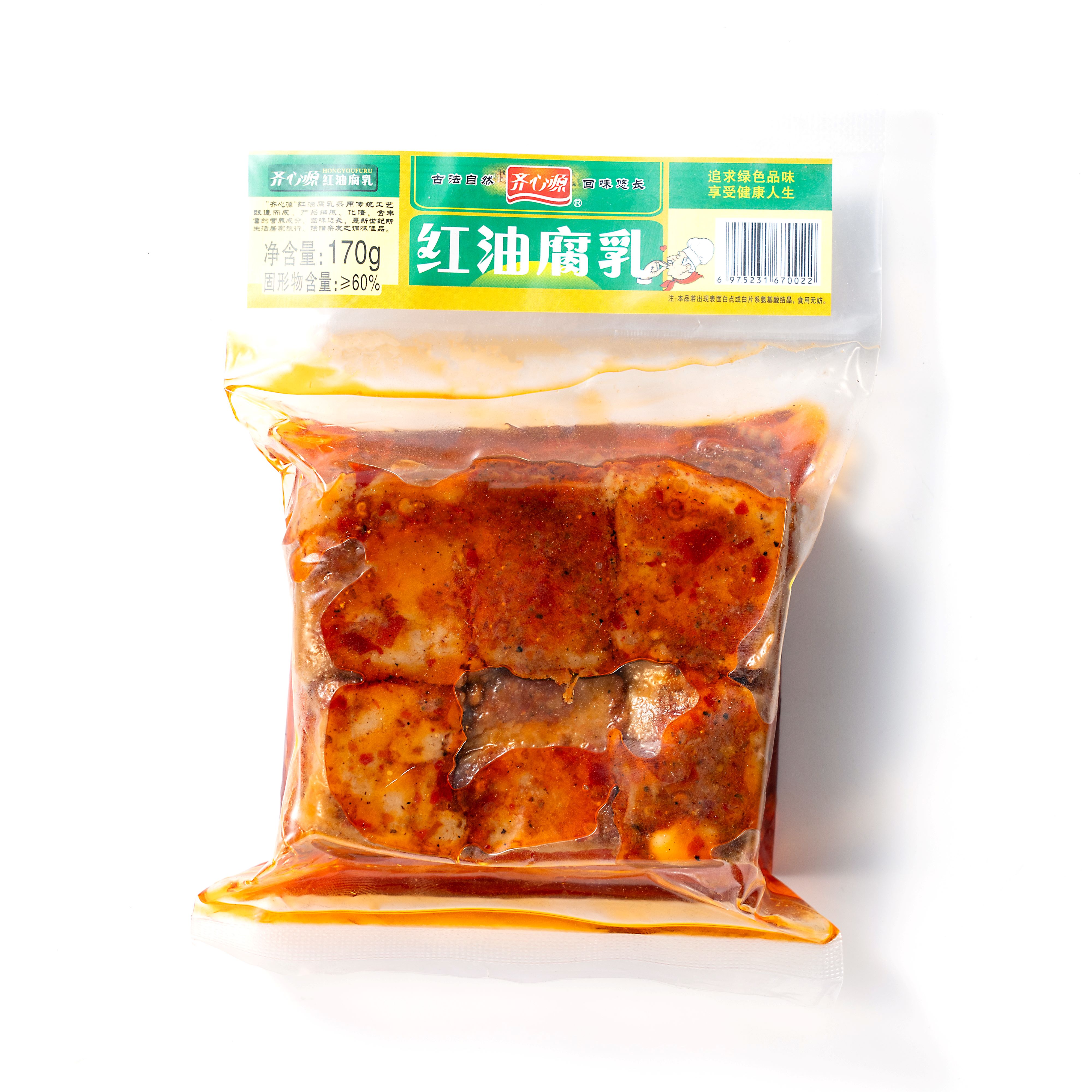 袋装 齐心源 170g红油腐乳