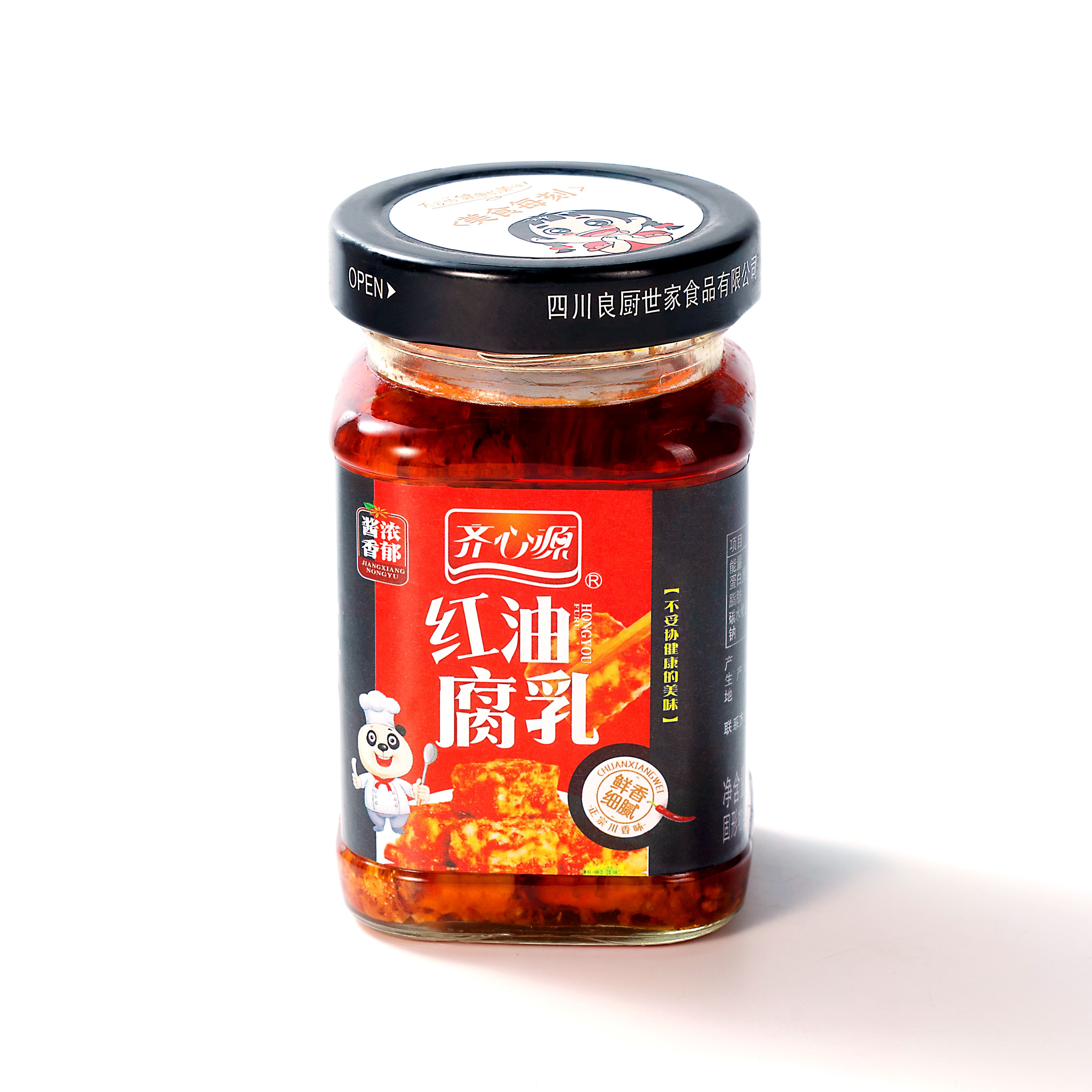 瓶装 齐心源 240g红油腐乳1